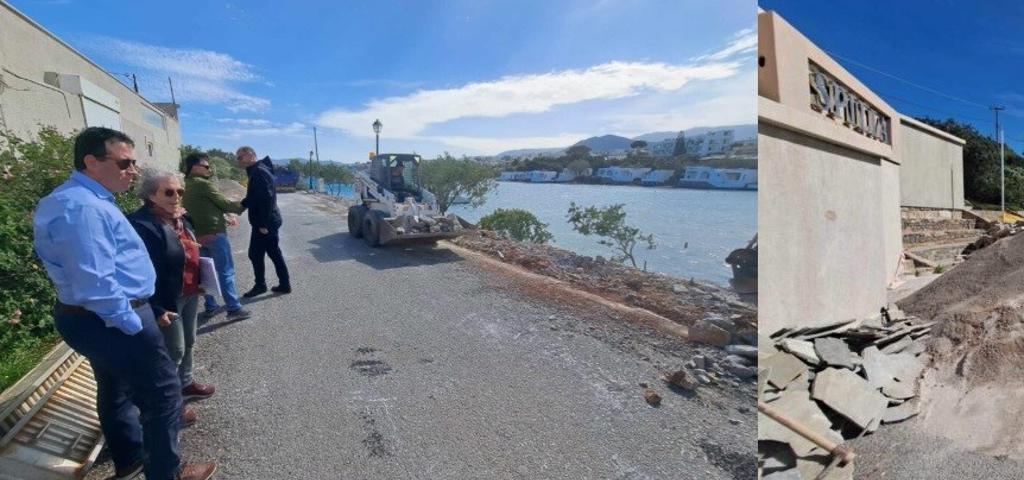 Έργα ανάπλασης στον Όρμο Καθολικού Αγίου Νικολάου Κρήτης Έργα ανάπλασης στον Όρμο Καθολικού Αγίου Νικολάου Κρήτης